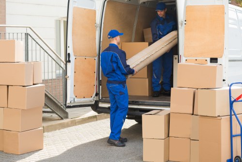 Millhill Removals team preparing a residential move with careful packing and organisation