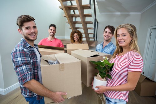 Moving van service for a local home move in Millhill