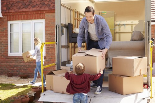 Man and van service helping with a local move in Millhill