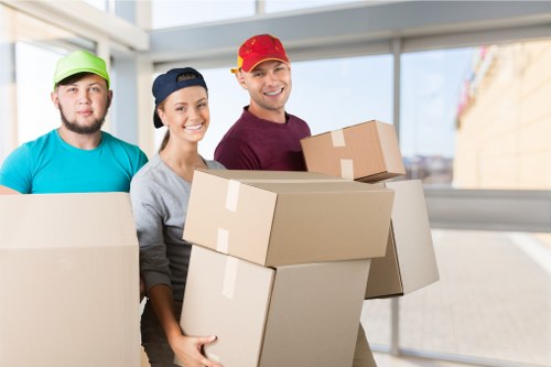 Millhill Removals website shown with cookie policy information