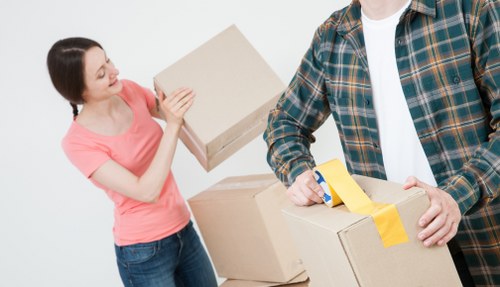 Van removal support for flats and tight access areas in Millhill