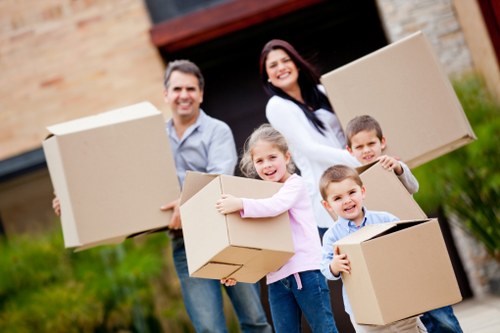 Careful packing and protection of fragile items during a removal