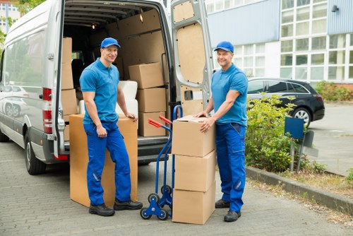 Commercial moving van service for Millhill businesses
