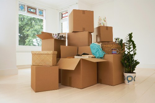 Professional movers handling a flat move in Millhill
