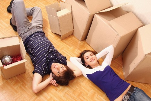 Careful handling of fragile items during a local Millhill house move